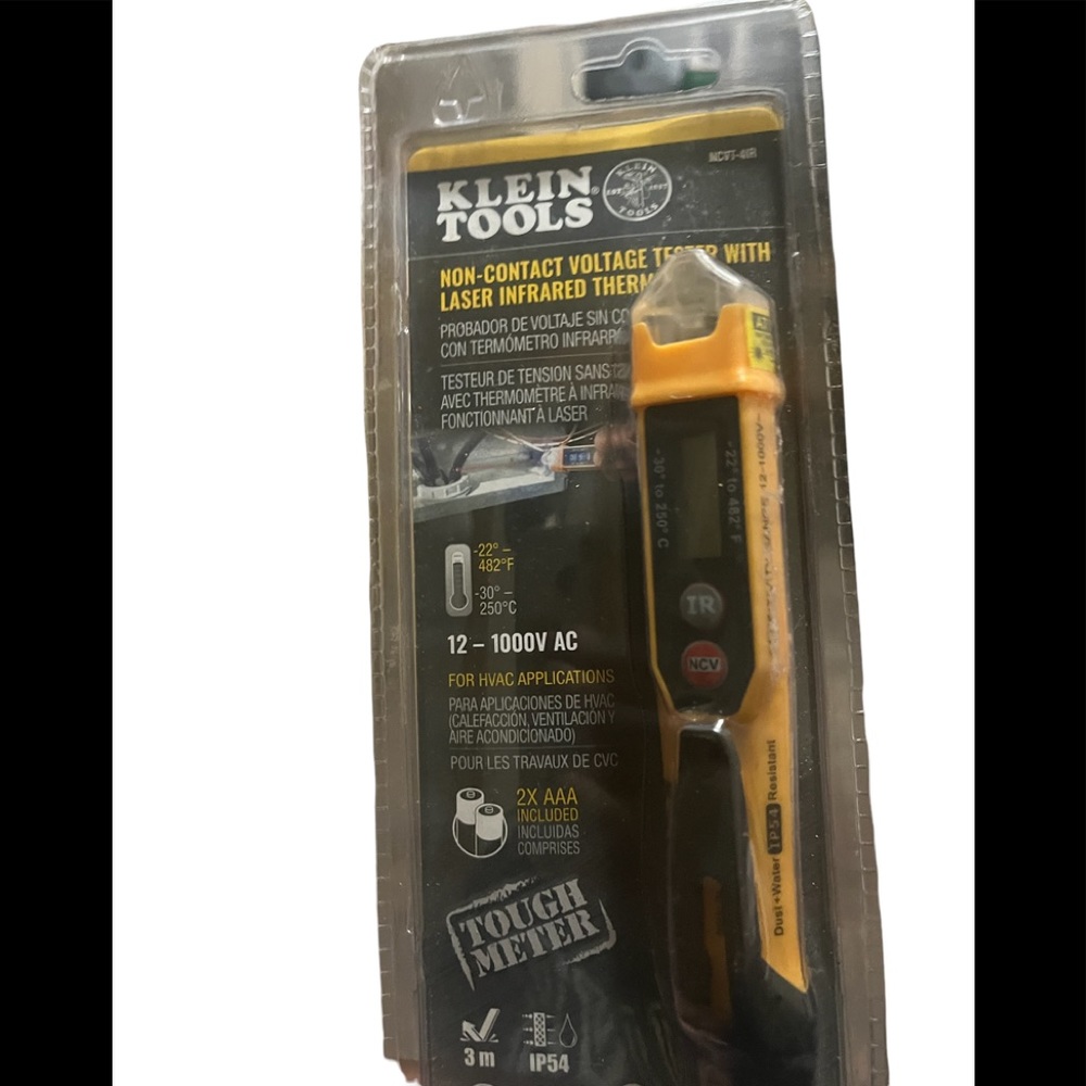 Klein Tools NCVT-4IR Non-Contact Volt Tester, 12 - 1000V AC Pen